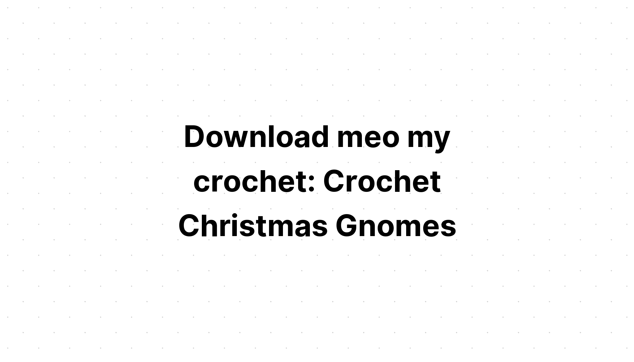 Download Christmas Gnomes SVG File